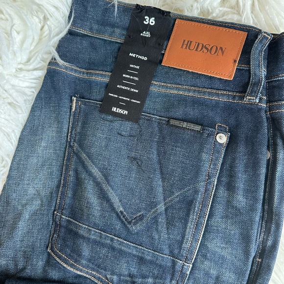 NWT Hudson Men’s Axl Skinny Jeans - Picture 3 of 5